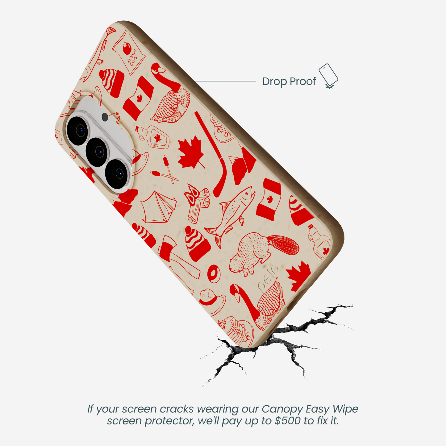 Seashell True North Red Samsung Galaxy S26 Case