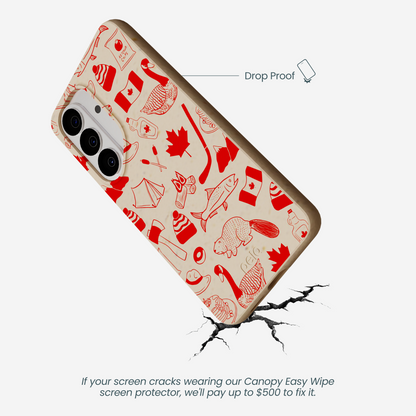 Seashell True North Red Samsung Galaxy S26 Case