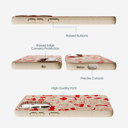 Seashell True North Red Samsung Galaxy S26 Case