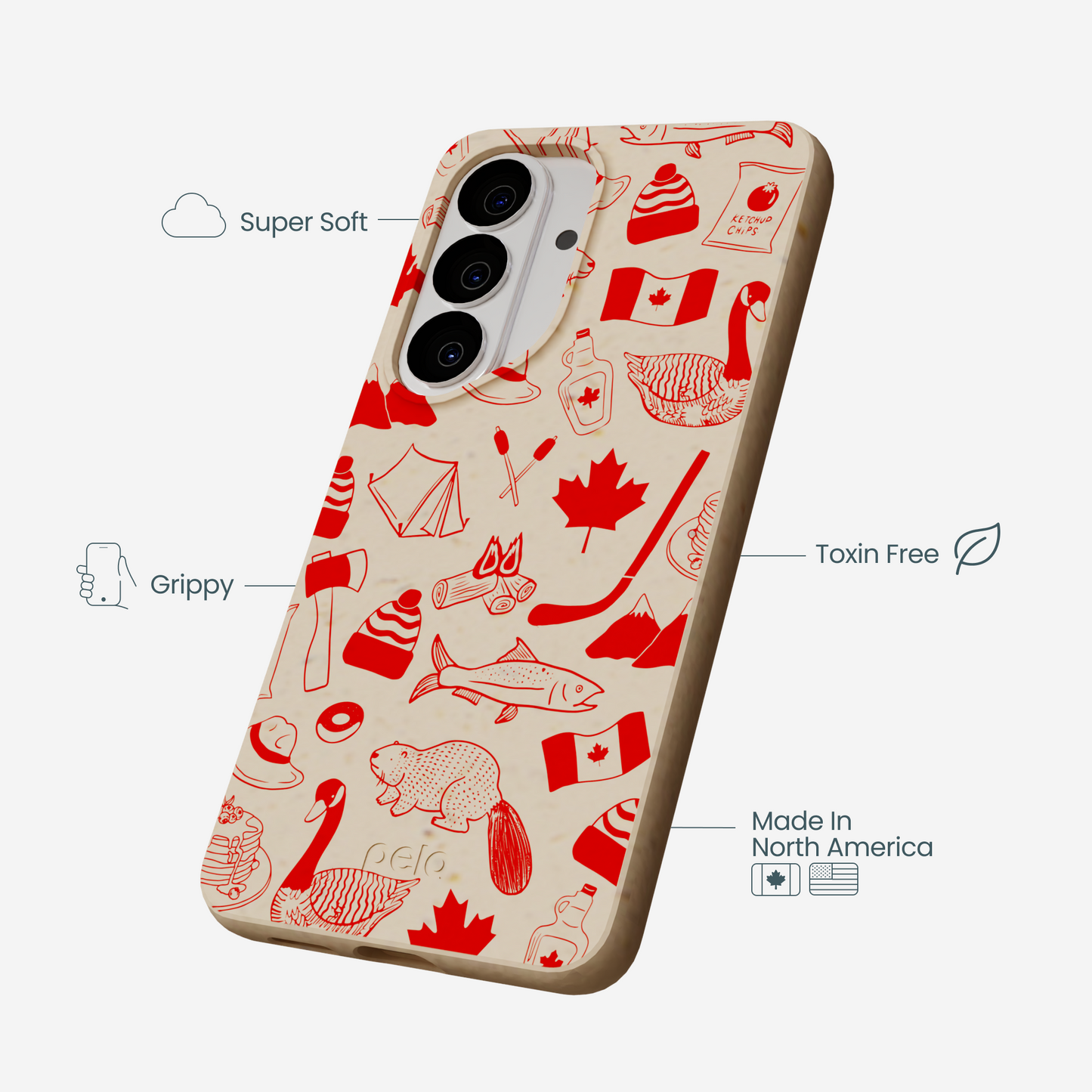 Seashell True North Red Samsung Galaxy S26 Case