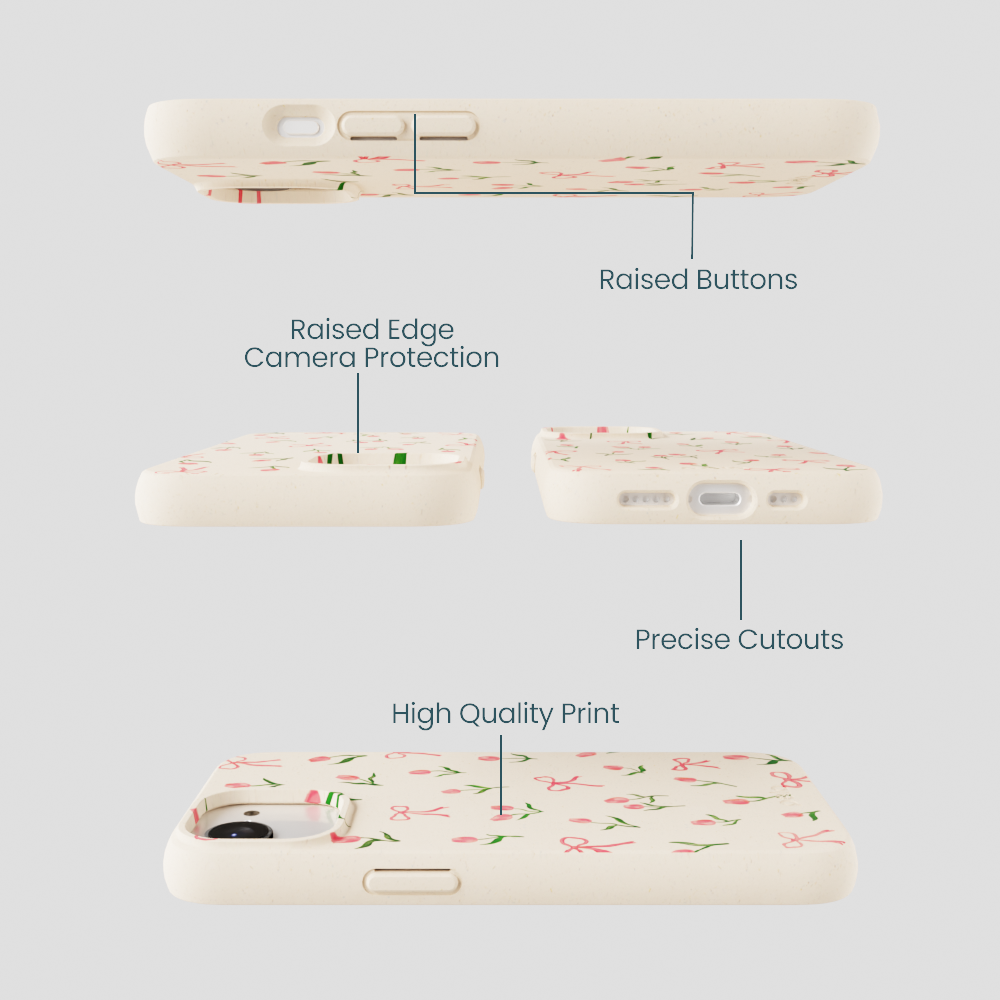 Seashell Tulip Bliss iPhone 16e/17e Case