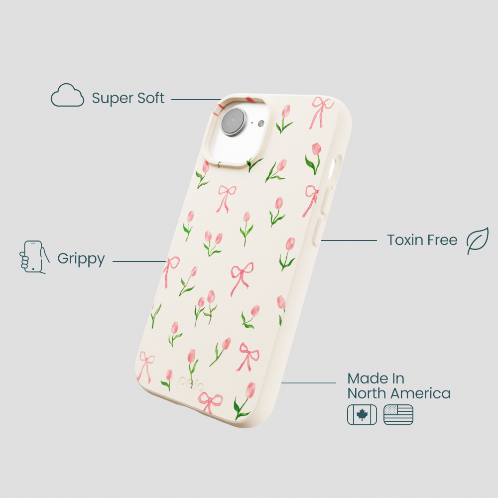 Seashell Tulip Bliss iPhone 16e/17e Case
