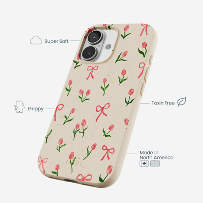 Seashell Tulip Bliss iPhone 17 Case