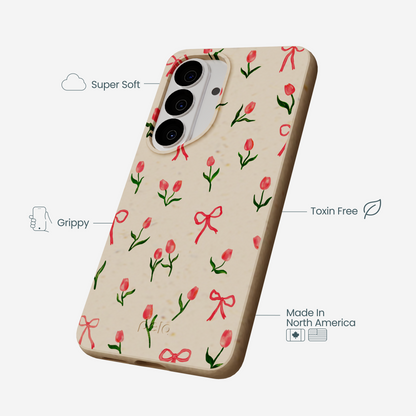 Seashell Tulip Bliss Samsung Galaxy S26 Case