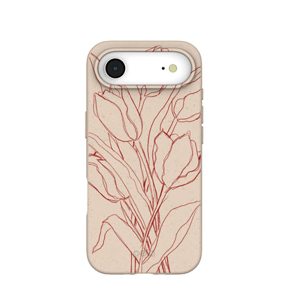 Seashell Tulip Bouquet iPhone Air Case