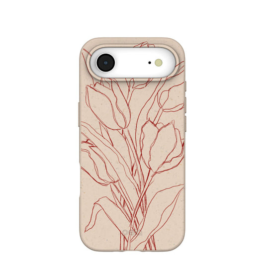 Seashell Tulip Bouquet iPhone Air Case