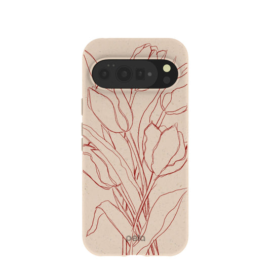 Seashell Tulip Bouquet Google Pixel 10 Pro XL Case