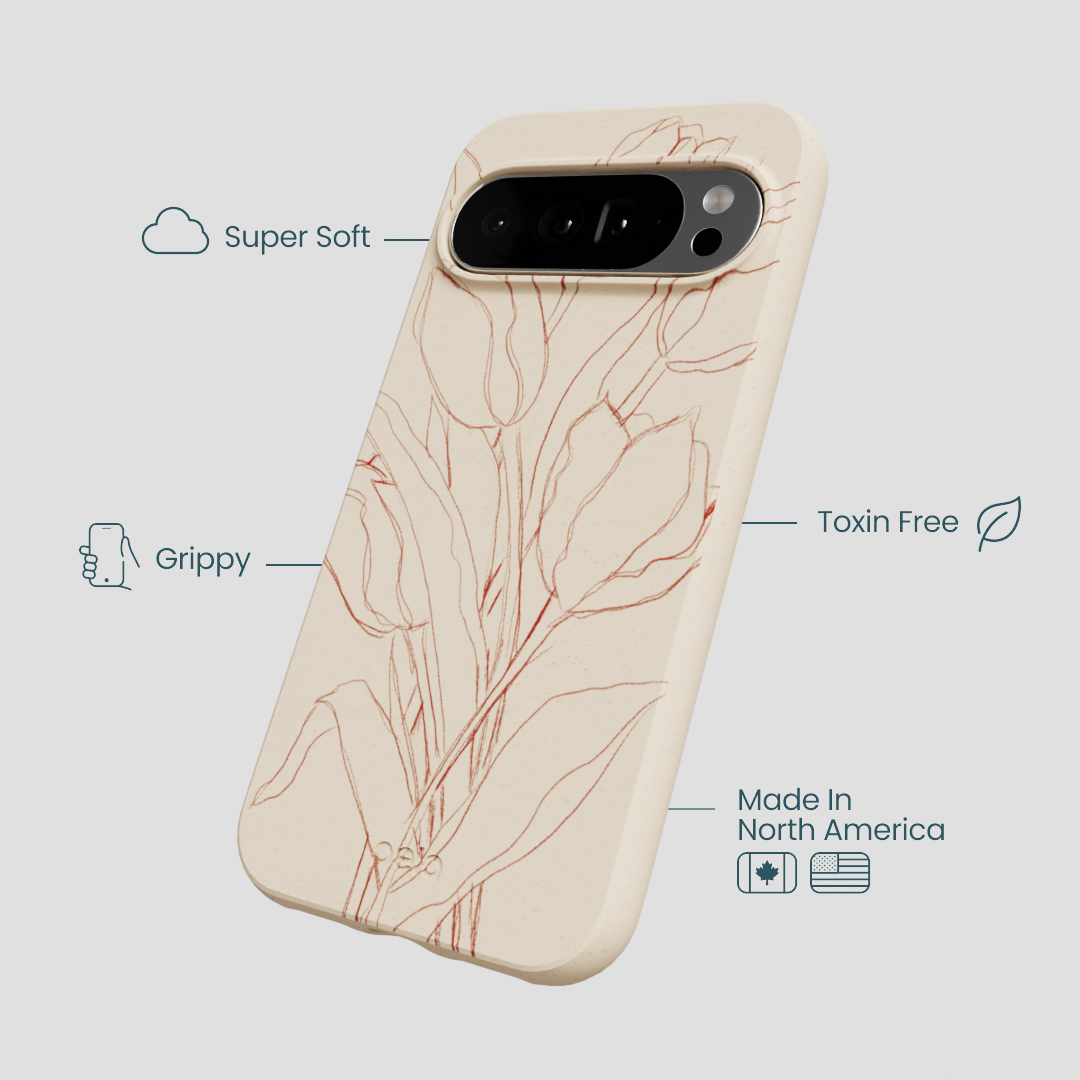 Seashell Tulip Bouquet Google Pixel 10 Pro XL Case