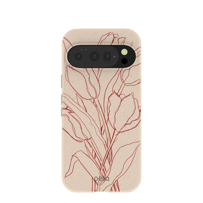 Seashell Tulip Bouquet Google Pixel 10/10 Pro Case