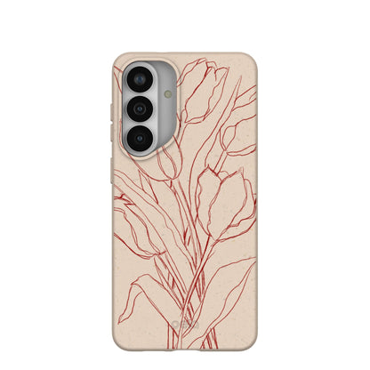 Seashell Tulip Bouquet Samsung Galaxy S26+(Plus) Case