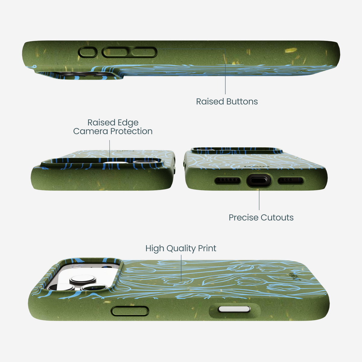 Forest Floor Tulip Dreams iPhone 17 Pro Max Case