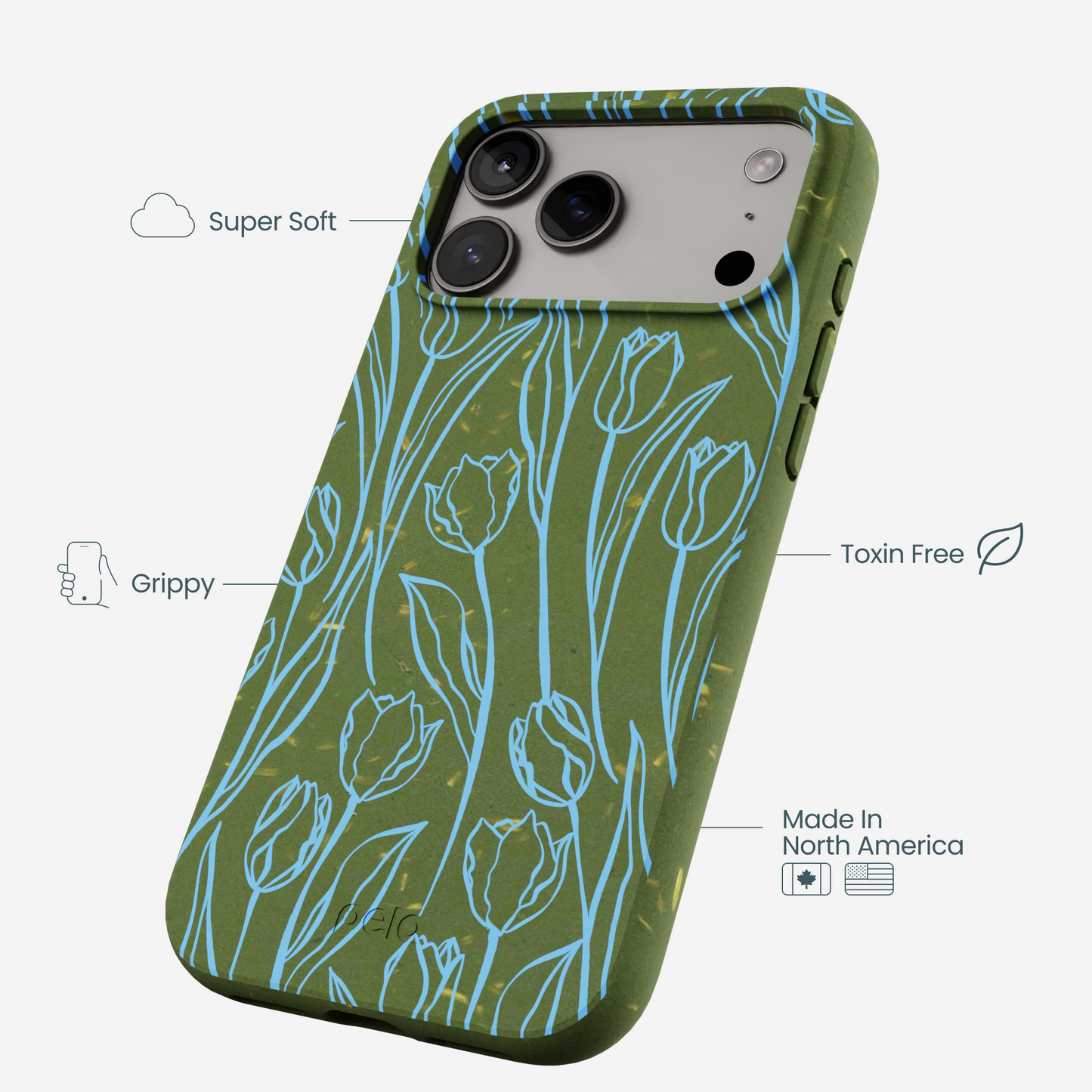 Forest Floor Tulip Dreams iPhone 17 Pro Max Case