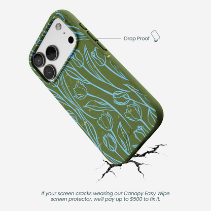 Forest Floor Tulip Dreams iPhone 17 Pro Case