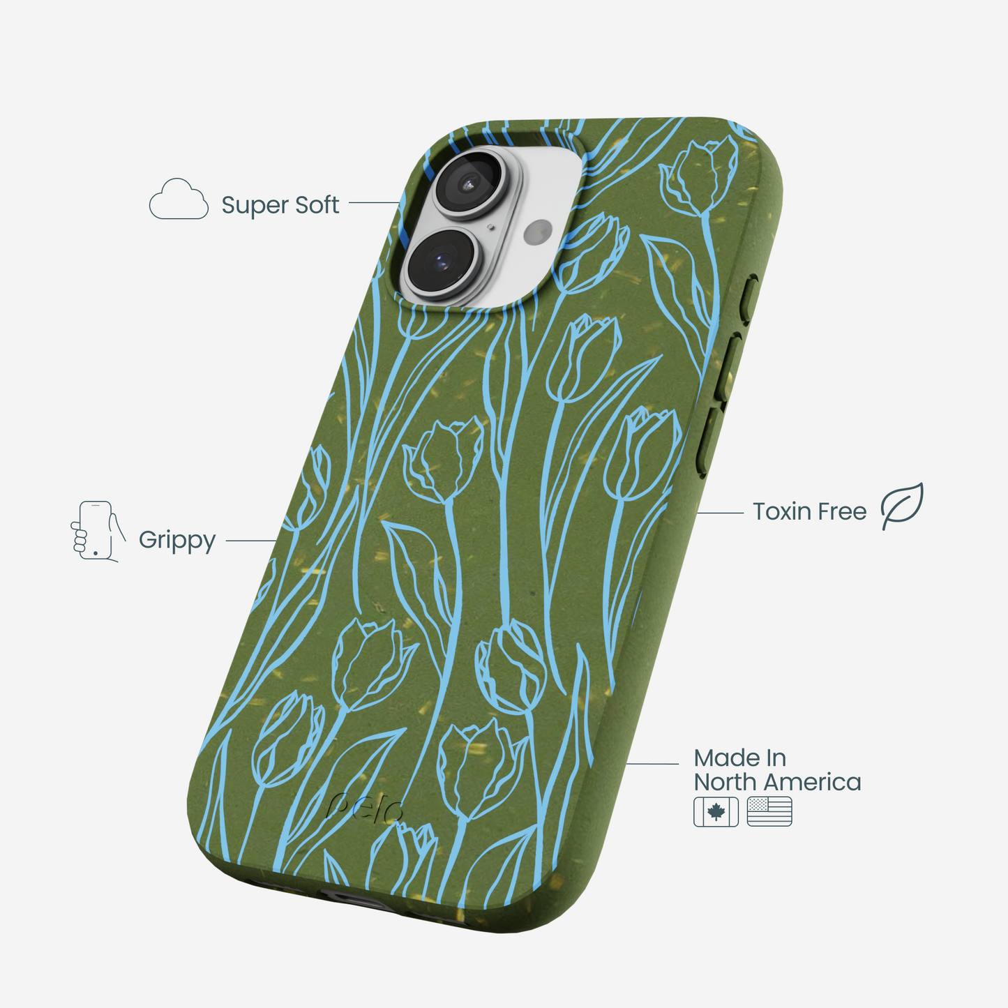 Forest Floor Tulip Dreams iPhone 17 Case