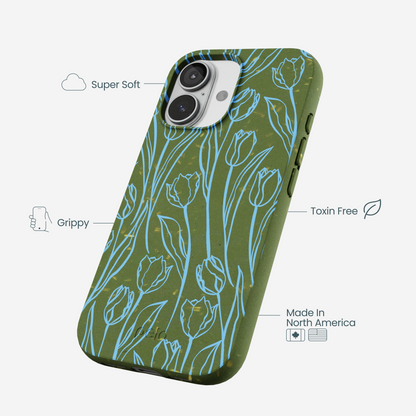 Forest Floor Tulip Dreams iPhone 17 Case