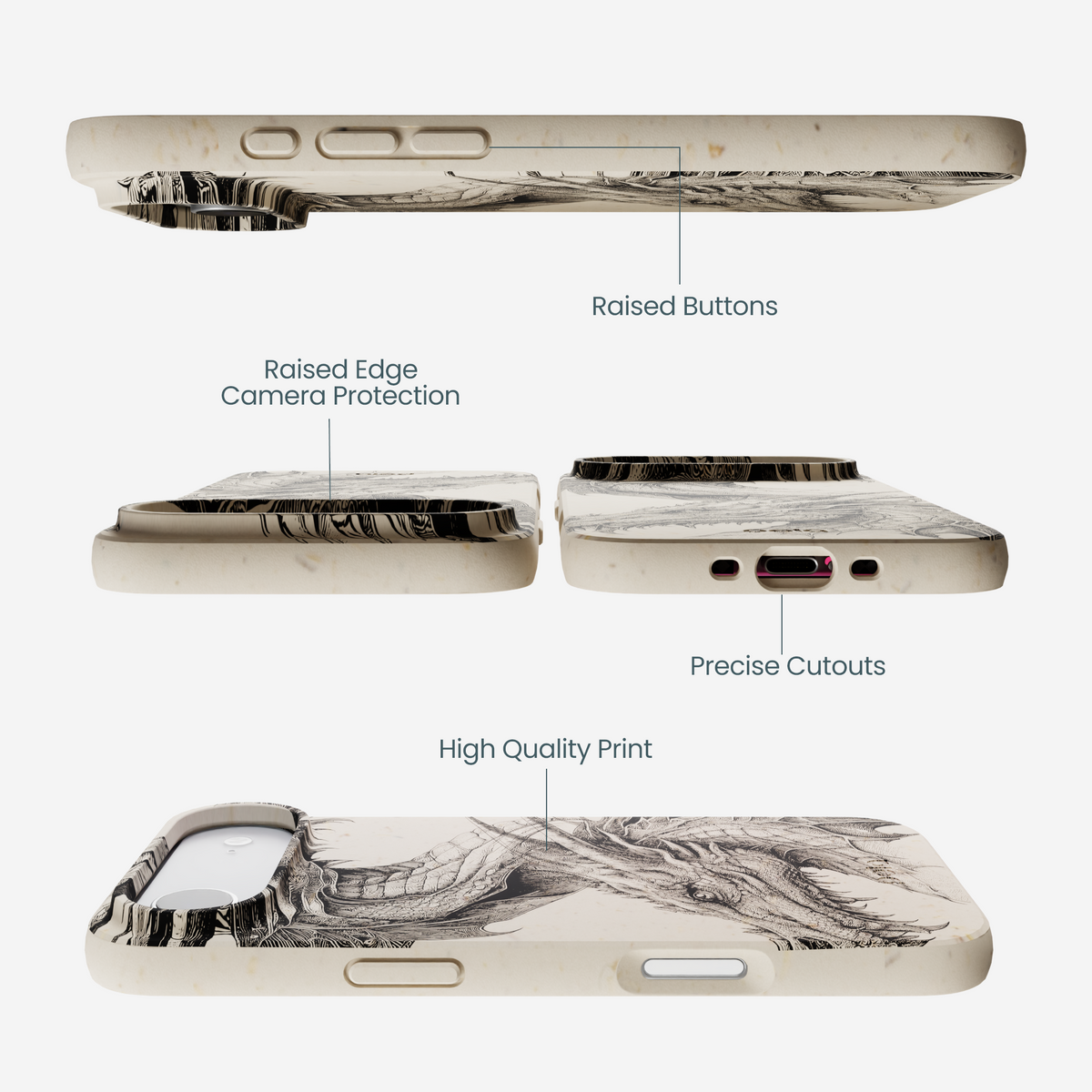 London Fog Twin Dragons iPhone Air Case