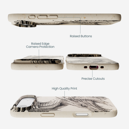 London Fog Twin Dragons iPhone Air Case