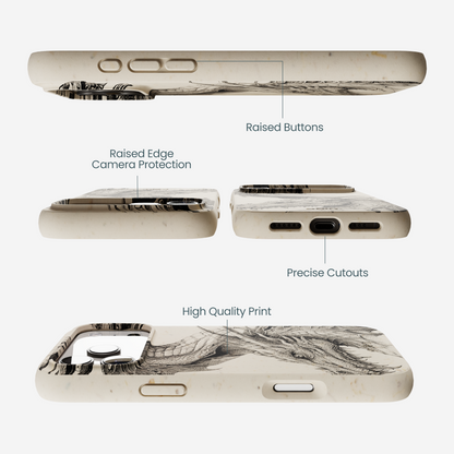 London Fog Twin Dragons iPhone 17 Pro Max Case