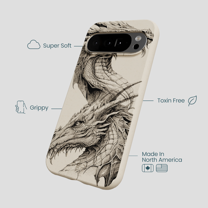London Fog Twin Dragons Google Pixel 10 Pro XL Case