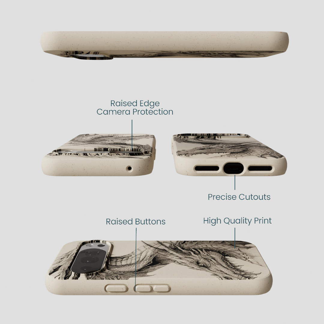 London Fog Twin Dragons Google Pixel 10/10 Pro Case