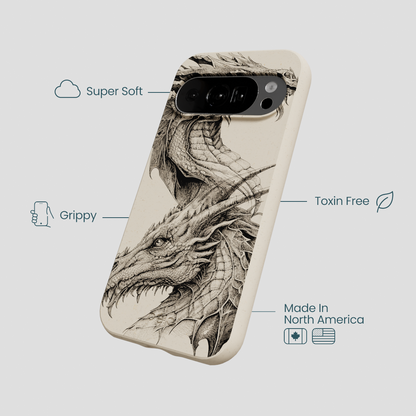 London Fog Twin Dragons Google Pixel 10/10 Pro Case
