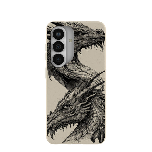 London Fog Twin Dragons Samsung Galaxy S26 Case