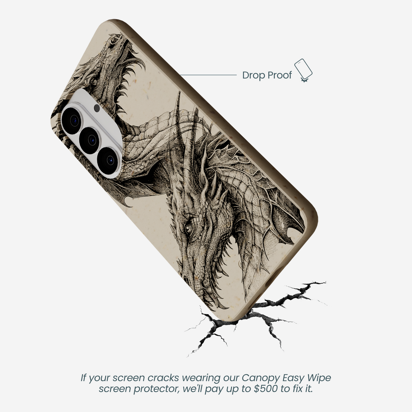 London Fog Twin Dragons Samsung Galaxy S26 Case