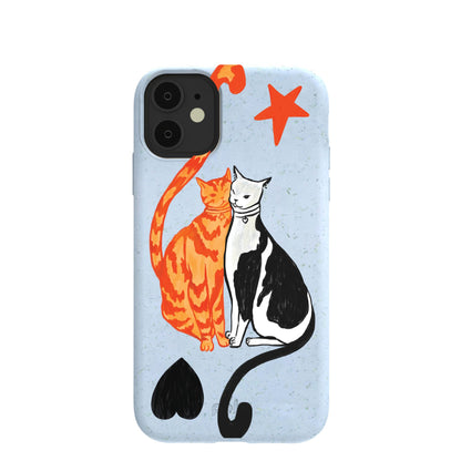 Powder Blue Twins iPhone 11 Case
