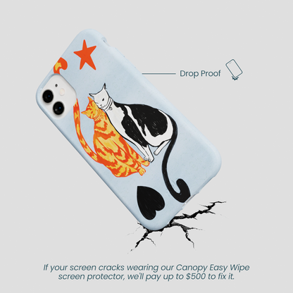 Powder Blue Twins iPhone 11 Case