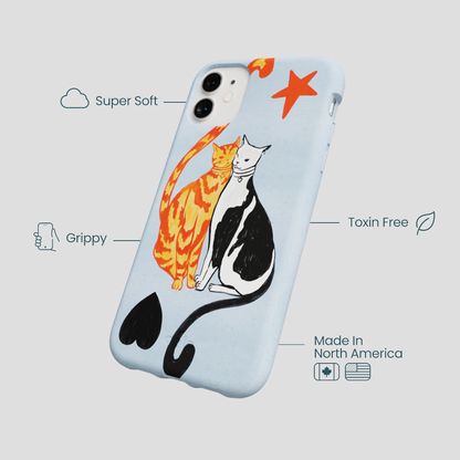 Powder Blue Twins iPhone 11 Case