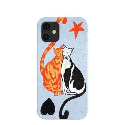 Powder Blue Twins iPhone 12 Mini Case