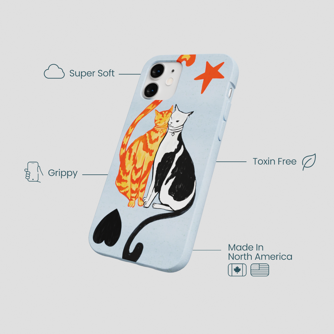 Powder Blue Twins iPhone 12 Mini Case