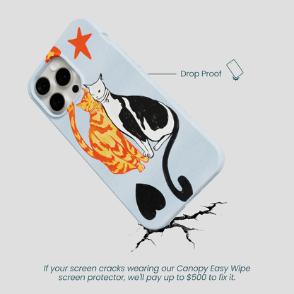 Powder Blue Twins iPhone 15 Pro Max Case