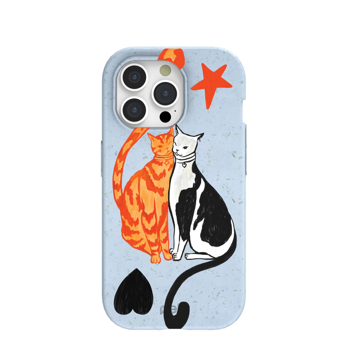 Powder Blue Twins iPhone 15 Pro Case
