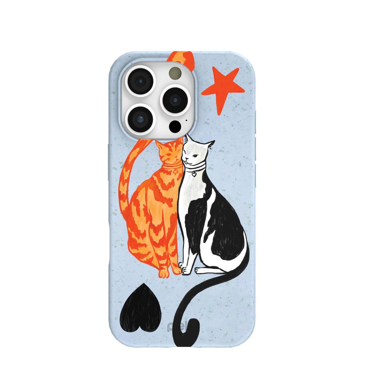 Powder Blue Twins iPhone 16 Pro Case