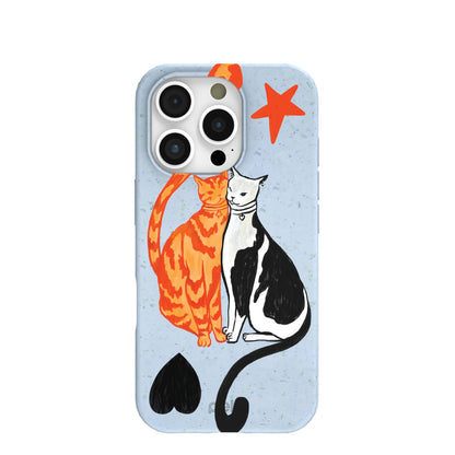 Powder Blue Twins iPhone 16 Pro Case