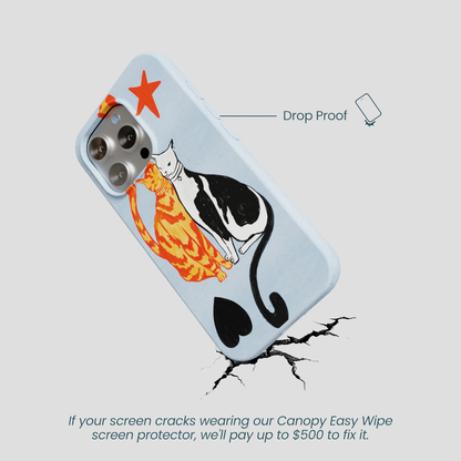 Powder Blue Twins iPhone 16 Pro Case