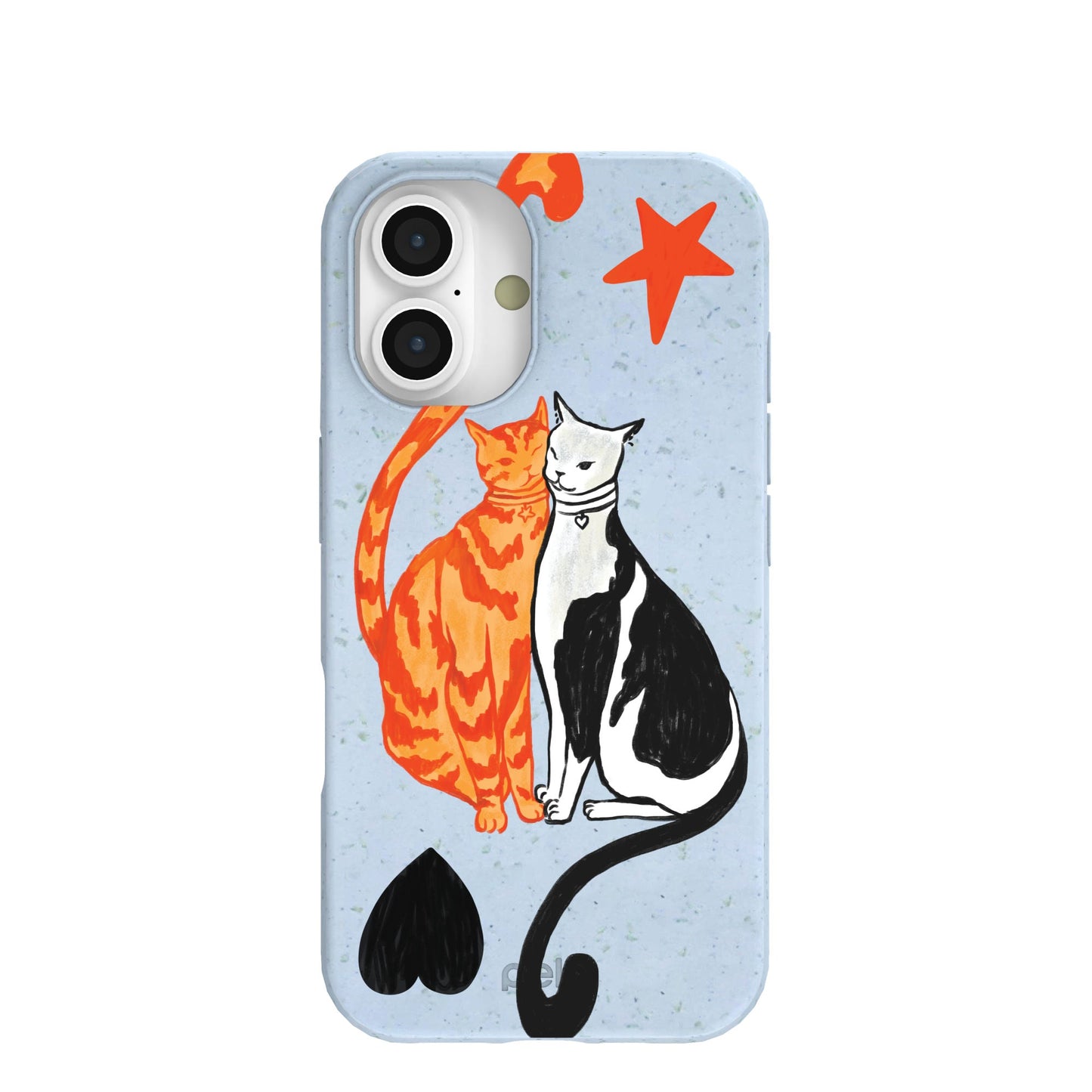 Powder Blue Twins iPhone 16 Case
