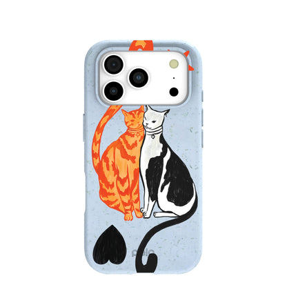 Powder Blue Twins iPhone 17 Pro Case