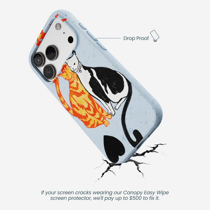 Powder Blue Twins iPhone 17 Pro Case