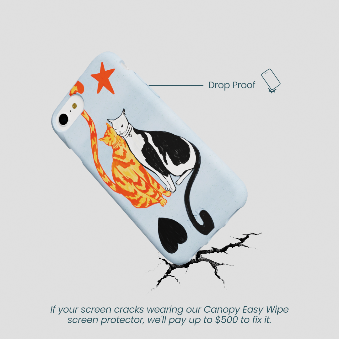 Powder Blue Twins iPhone 6/6s/7/8/SE Case