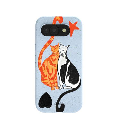 Powder Blue Twins Google Pixel 10a Case