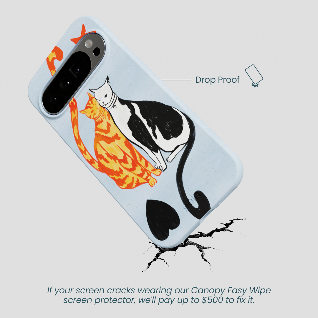 Powder Blue Twins Google Pixel 10 Pro XL Case
