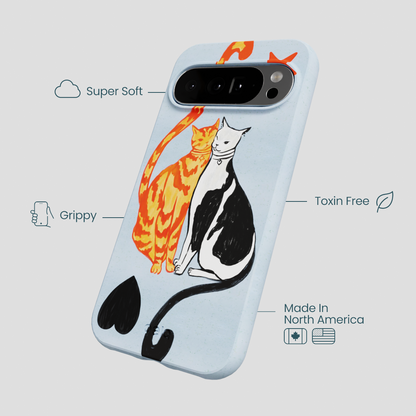 Powder Blue Twins Google Pixel 10 Pro XL Case