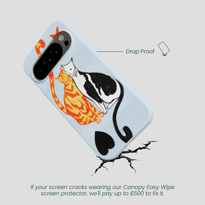 Powder Blue Twins Google Pixel 10/10 Pro Case