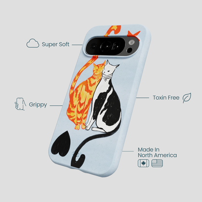 Powder Blue Twins Google Pixel 10/10 Pro Case