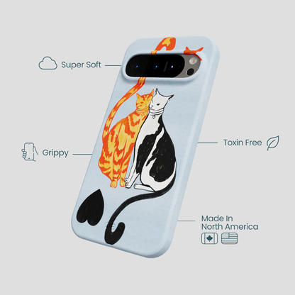 Powder Blue Twins Google Pixel 9/9 Pro Case