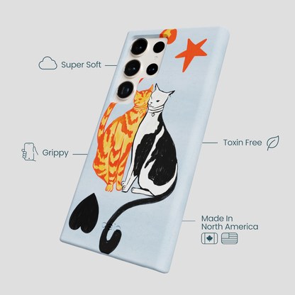 Powder Blue Twins Samsung Galaxy S24 Ultra Case
