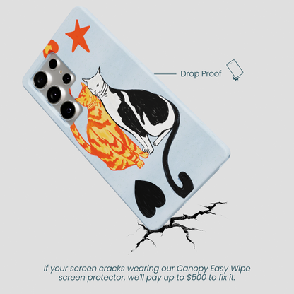 Powder Blue Twins Samsung Galaxy S25 Ultra Case
