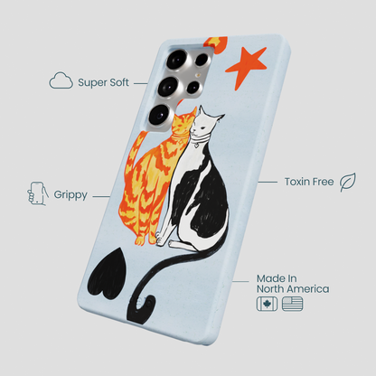 Powder Blue Twins Samsung Galaxy S25 Ultra Case